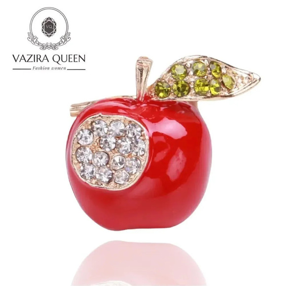 VQ Apple Brooch - Picture 1 of 8